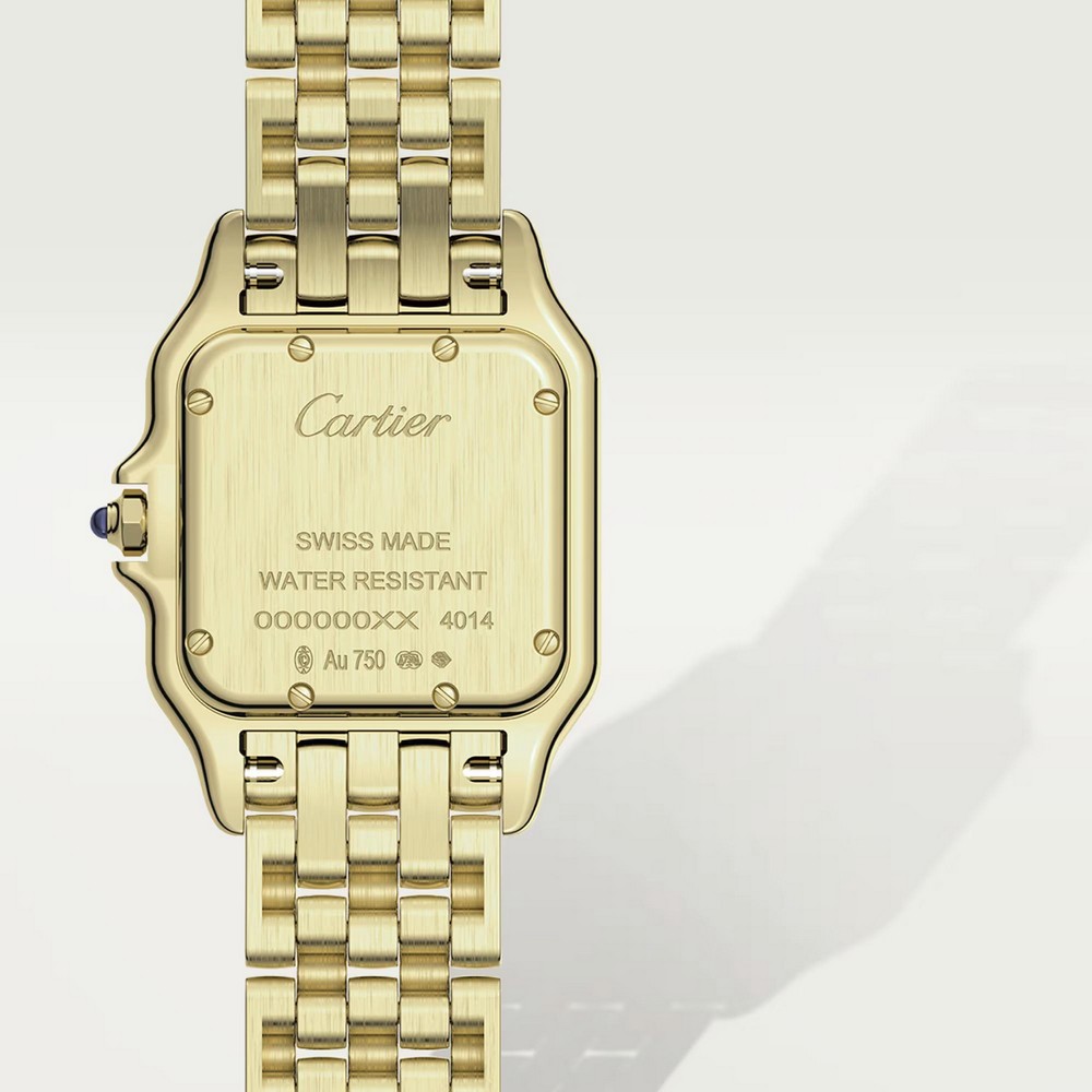 Đồng Hồ Cartier Panthère De Cartier Small Watch Nữ Vàng Trắng